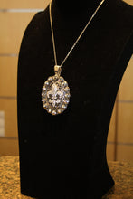 ADO | Embellished Fleur De Lis Pendant Silver - All Decd Out