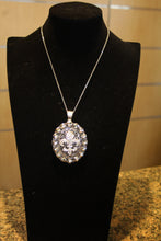 ADO | Embellished Fleur De Lis Pendant Silver - All Decd Out