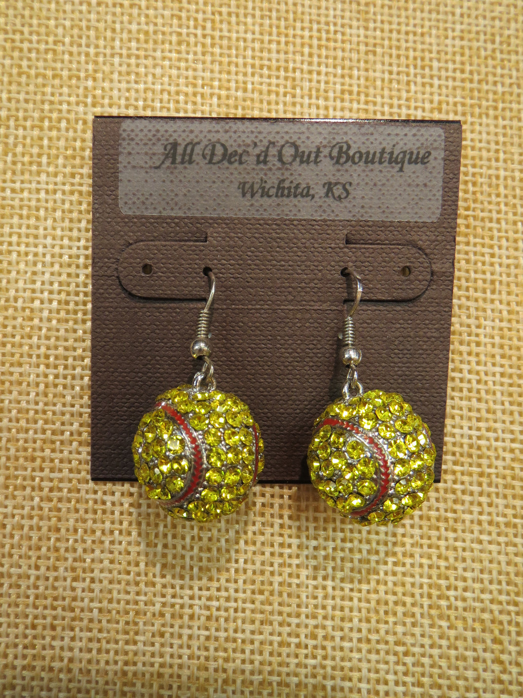 ADO | Hometown Pride Softball Earrings - All Decd Out