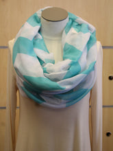 ADO | Infinity Bright Mint Chevron Scarf - All Decd Out