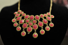 ADO | Pink & Gold Bib Necklace - All Decd Out