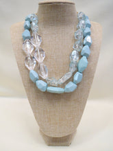 ADO | Mint & Clear Layer Necklace