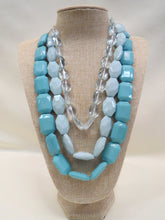ADO | Mint & Clear Layer Necklace