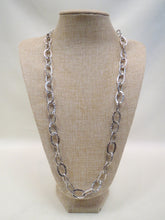 ADO | Hammered Chain Necklace Silver - All Decd Out