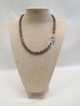 ADO | Stone Taupe & Green Beaded Necklace - All Decd Out