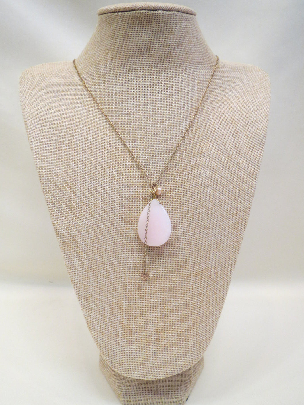 ADO Pink Stone Gold Chain Necklace | All Dec'd Out