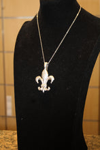 ADO | Brush Metal Fleur De Lis Pendant - All Decd Out