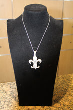 ADO | Brush Metal Fleur De Lis Pendant - All Decd Out