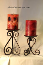 Candle Holder | Medium Metal Scroll Candle Holder