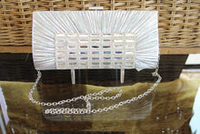 ADO | Crystal Clutch Purse/Wallet Rectangle Silver - All Decd Out