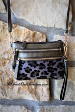 ADO | Leopard Print Messenger Silver