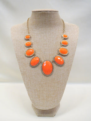 ADO | Orange Statement Necklace