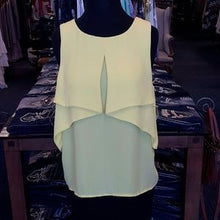 Jealous Tomato Yellow Ruffle Sleeveless Blouse