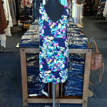Renee C. | Navy and Multi Midi Dress - All Decd Out