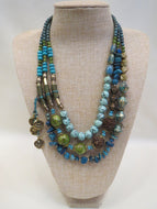 Treska 3 Layer Beaded Necklace | All Dec'd Out