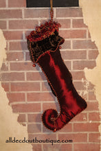 Holiday Season Stocking Poinsettia Holiday Design 25"