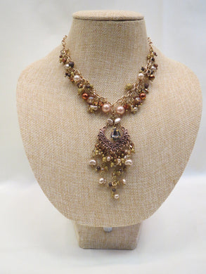 Treska Gold Pendant Necklace | All Dec'd Out