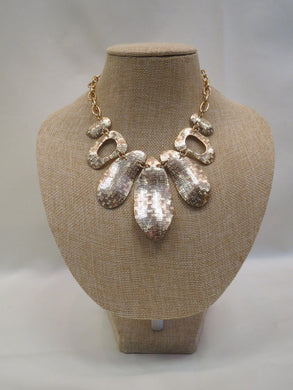 Treska Gold Statement Necklace | All Dec'd Out