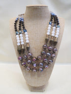 Treska 3 Layer Beaded Necklace | Necklace