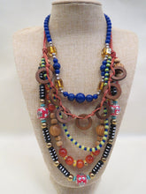 Treska Multi Strand Multi Colored Necklace | All Dec'd Out