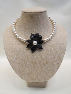 ADO Pearl Flower Necklace | All Dec'd Out