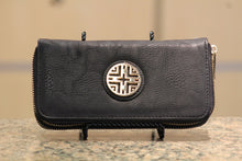 ADO | Black Zip Clutch Wallet with Wristlet - All Decd Out