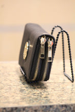 ADO | Black Zip Clutch Wallet with Wristlet - All Decd Out