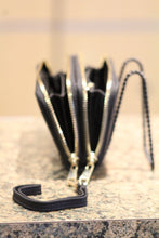 ADO | Black Zip Clutch Wallet with Wristlet - All Decd Out
