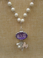 ADO | Hometown Pride Wildcats Charm Rosary Necklace - All Decd Out