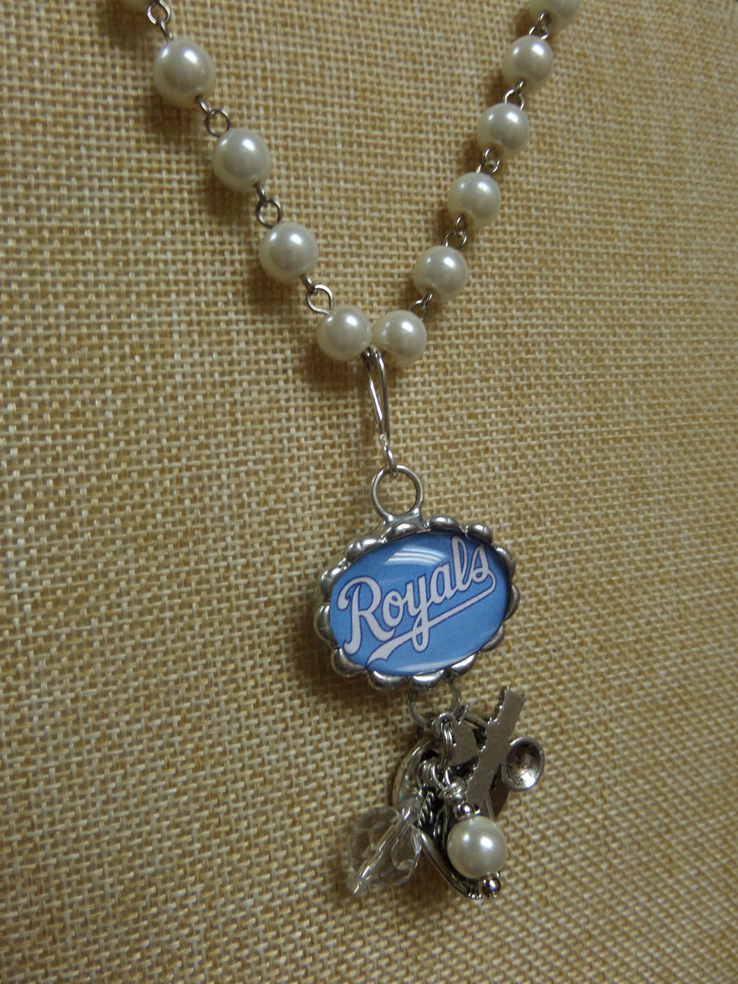 ADO | Hometown Pride Royals Charm Rosary Necklace - All Decd Out
