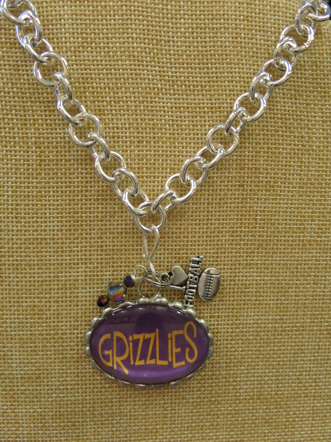 ADO | Hometown Pride Grizzlies Charm Necklace - All Decd Out