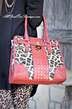 ADO | Leopard & Red Purse