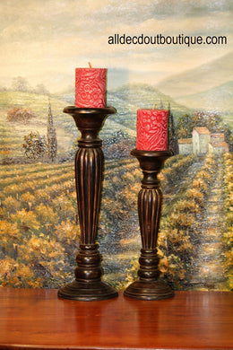 Pillar Candle Holder Fitz and Floyd