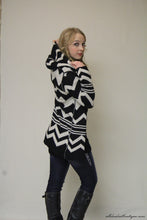 Elan | Chevron Sweater Cardigan - All Decd Out