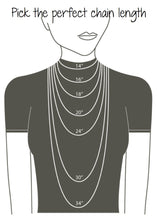 Treska | Teardrop Key Necklace Black - All Decd Out