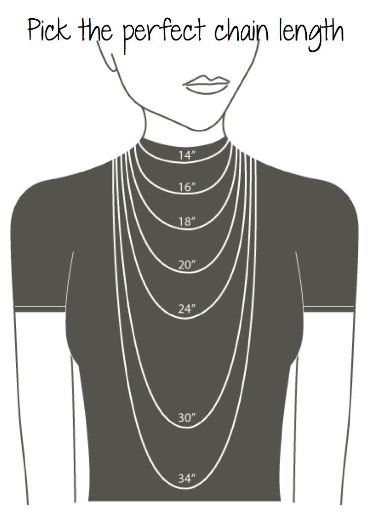 Necklace Length Size Chart – Monica's Chictique