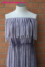 T*PARTY | Light Purple Long Maxi Dress with Fringe