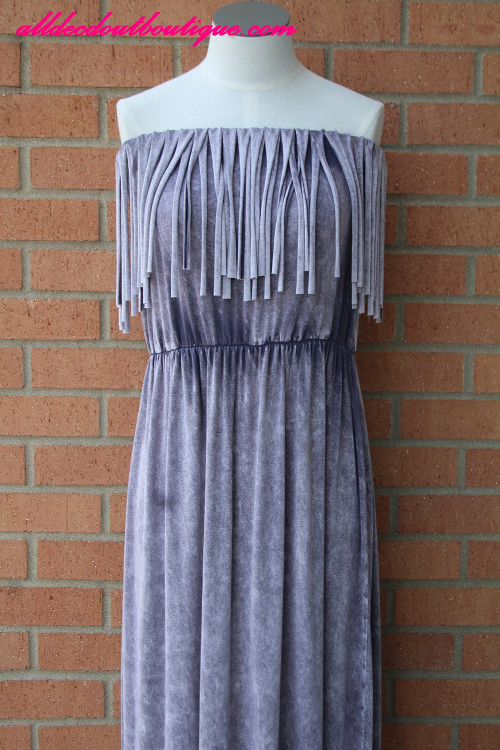 t party fringe dress T Party Boutique Brown Turquoise Bleach Fringe Hi Low Dress Women Size M NEW