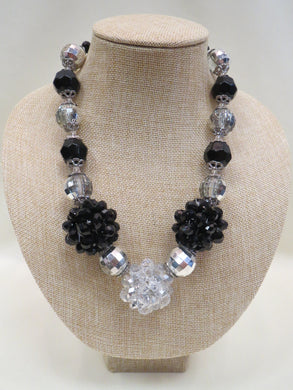 ADO | Black & Silver Chunky Necklace - All Decd Out