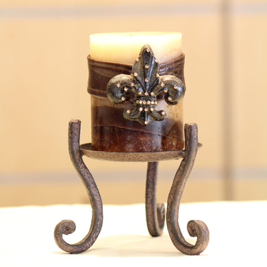 Candle Holder | Small Metal Candle Holder
