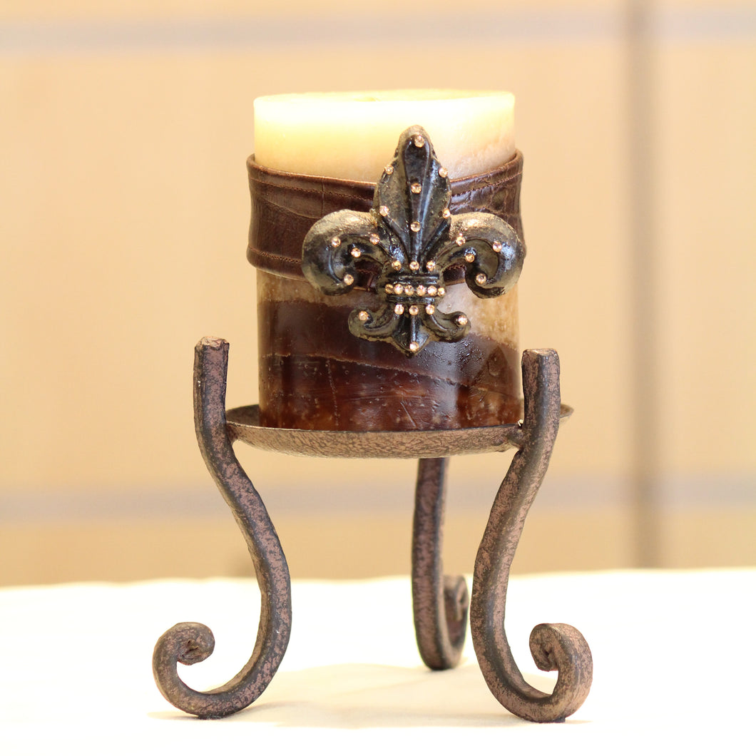 Candle Holder | Small Metal Candle Holder