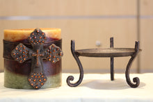 Candle Holder | Large Metal Candle Holder