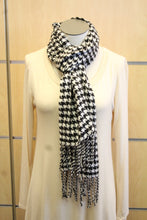 ADO | Cashmere Wrap Scarf Black & White - All Decd Out