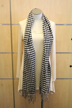ADO | Cashmere Wrap Scarf Black & White - All Decd Out