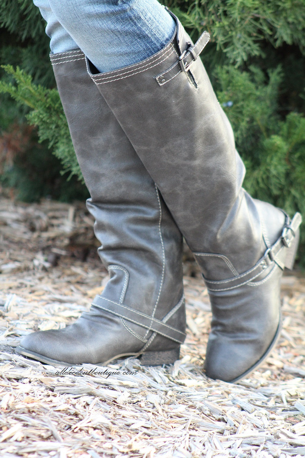 Breckelle’s | Outlaw Taupe Riding Boots