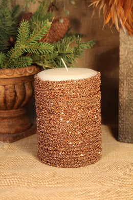 Pillar Candle Restoration Hardware Ivory PIllar Candle