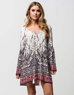 Blu Pepper Bohemian Tunic Dress | All Dec'd Out Large Blu Pepper Bohemian Tunic Dress | All Dec'd Out Large