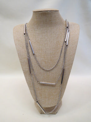 ADO Silver Bar Layer Necklace | All Dec'd Out