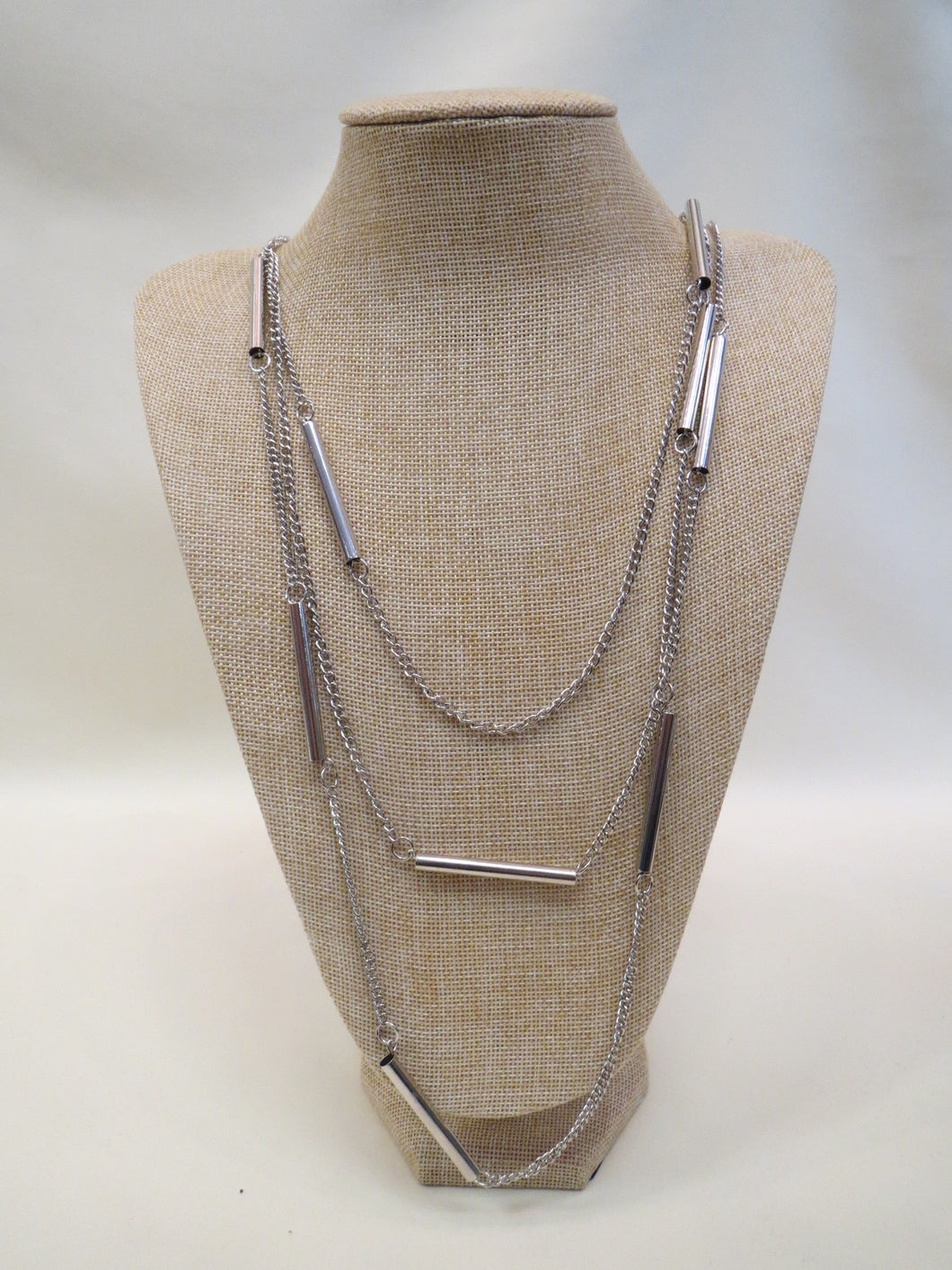 ADO Silver Bar Layer Necklace | All Dec'd Out