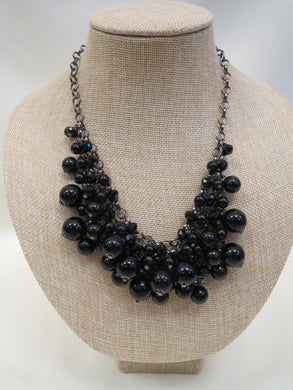 ADO | Black Pearl Chunky Necklace - All Decd Out